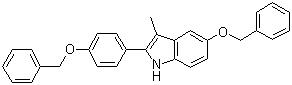 3-Methyl-5-(phenylmethoxy)-2-[4-(phenylmethoxy)phenyl]-1H-indole 189321-63-9